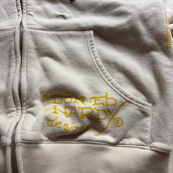 Y2K Ed Hardy by Christian Audigier Full Zip Rhinestone Jacket - Picture 4 of 10